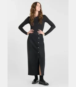 DAMES Le Temps des Cerises Rok recht van jeans RAPHI