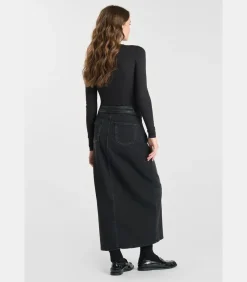 DAMES Le Temps des Cerises Rok recht van jeans RAPHI