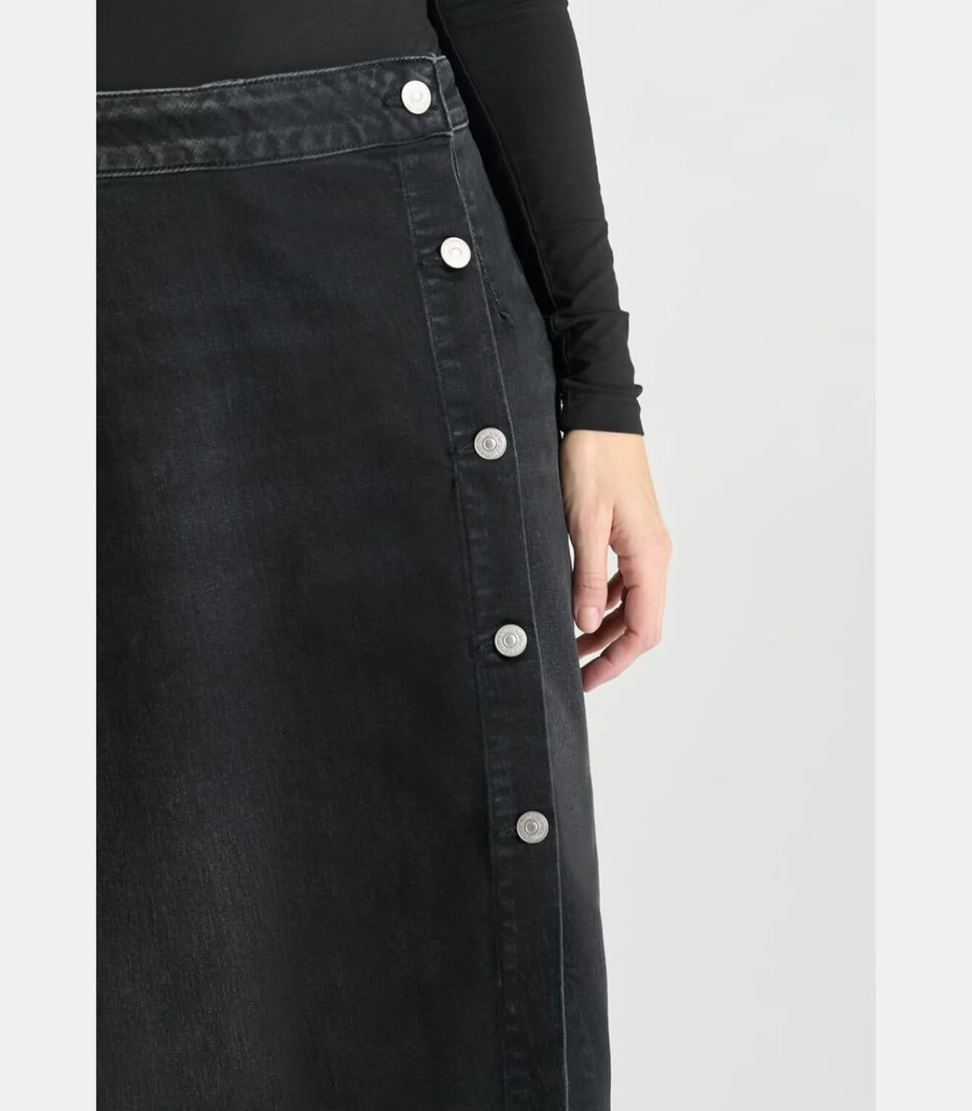 DAMES Le Temps des Cerises Rok recht van jeans RAPHI