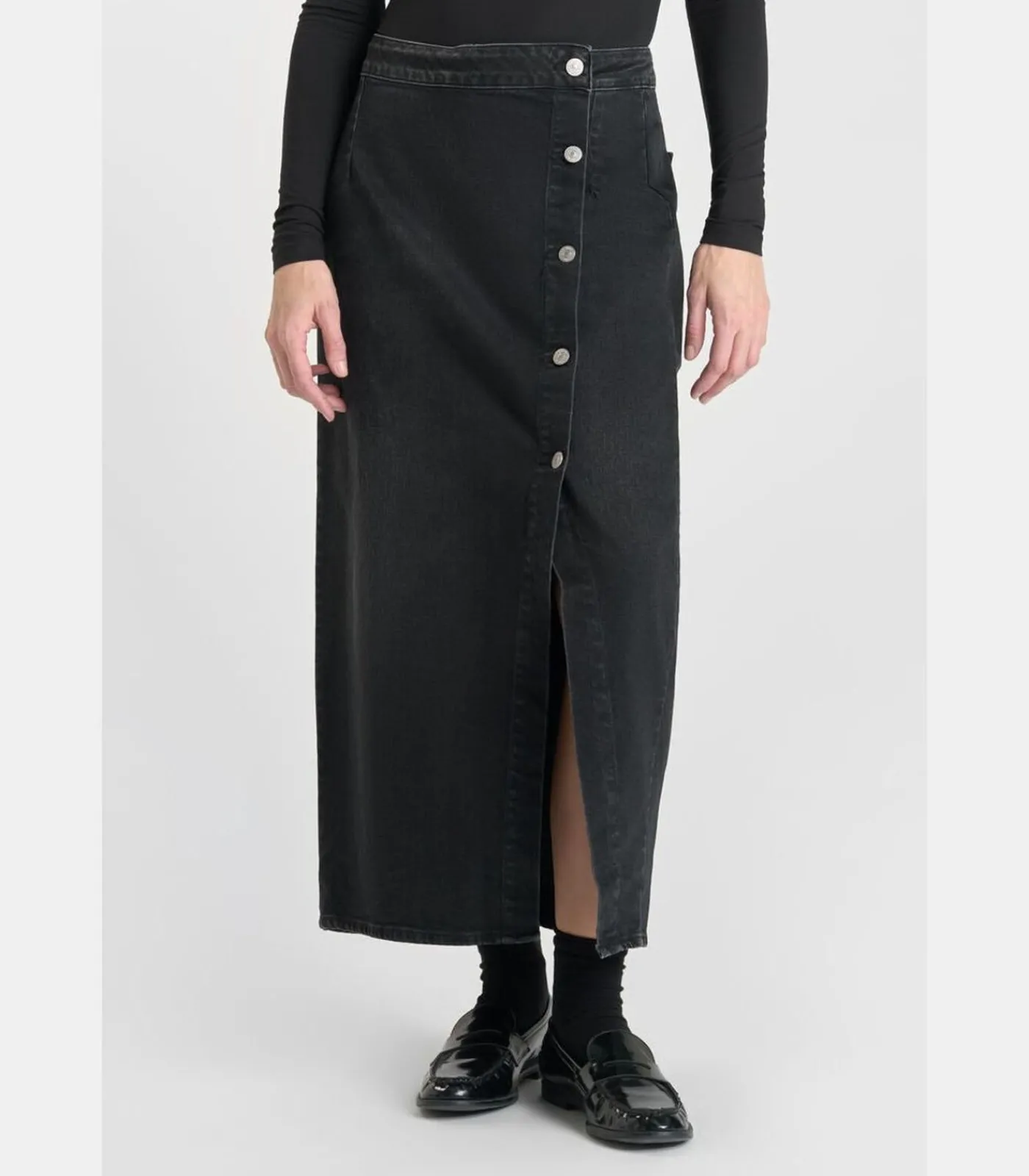 DAMES Le Temps des Cerises Rok recht van jeans RAPHI