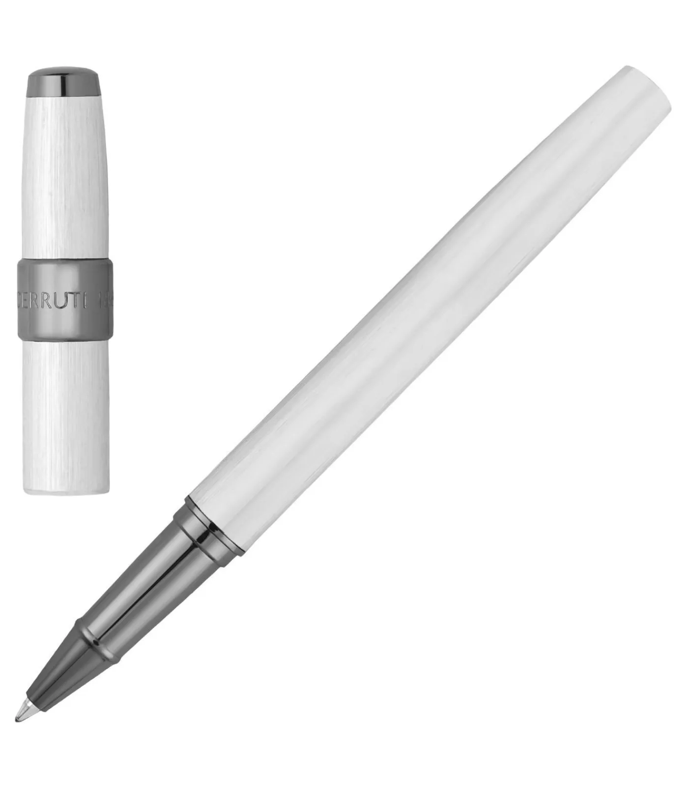 Cerruti 1881 Rollerpen Block Brushed Chrome