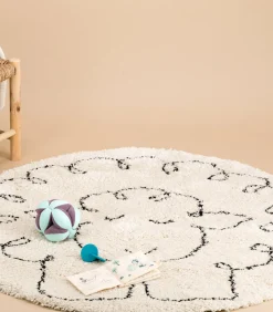 Kinderen AFKliving Rond kindertapijt PETIT MOUTON