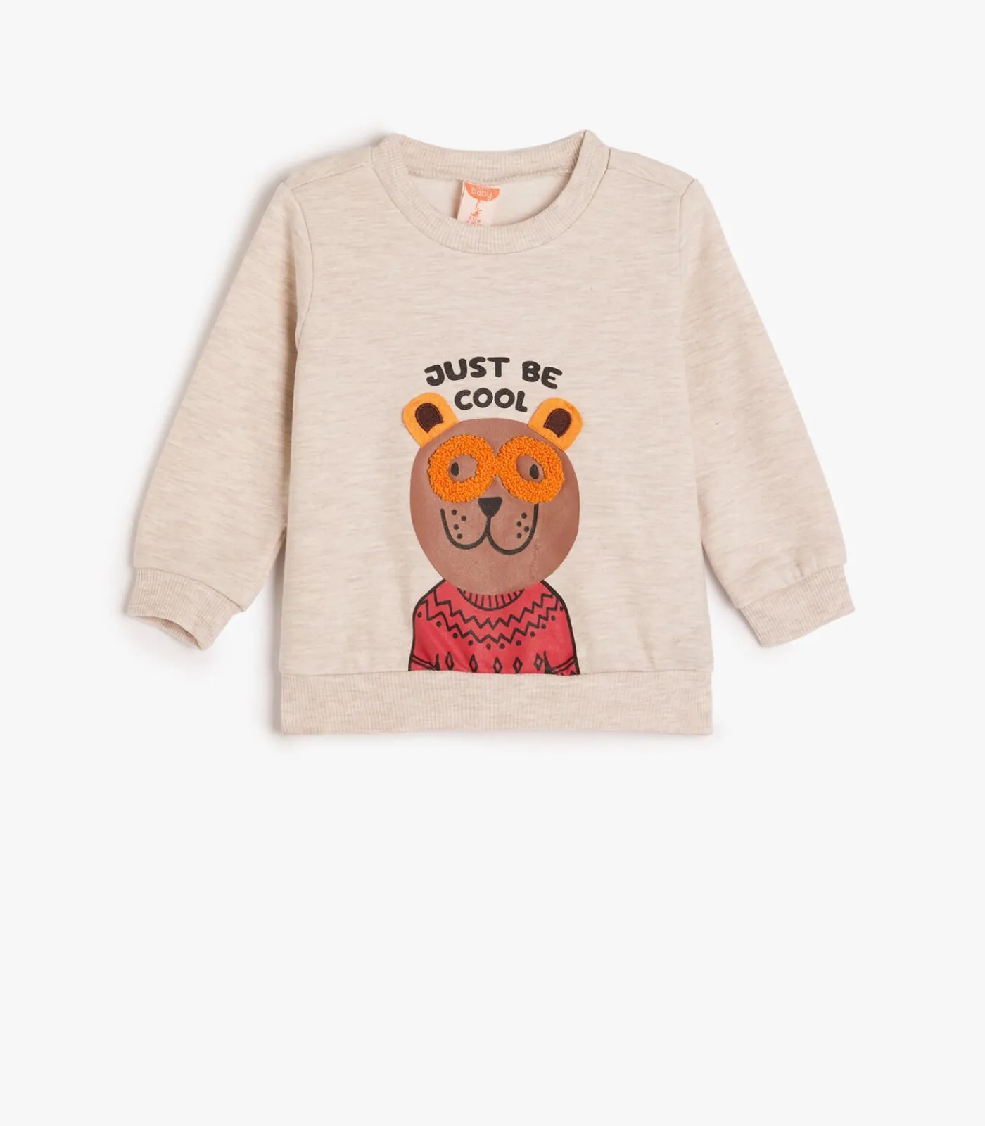 Best Ronde kraag Applique Gedetailleerd Sweatshirt Kinderen Truien & Vesten