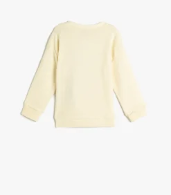 Kinderen Koton Ronde kraag Etiket gedetailleerd Sweatshirt