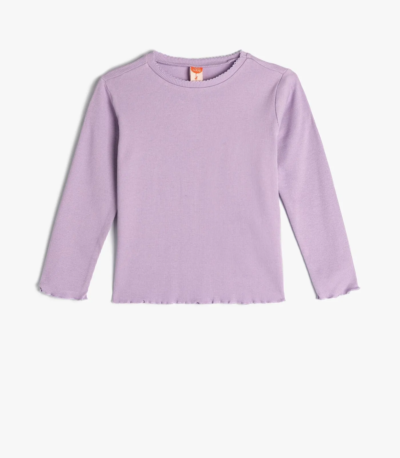 Kinderen Koton Ronde kraag Lange mouw T-shirt