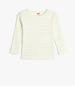 Clearance Ronde kraag Lange mouw T-shirt Kinderen Topjes & Hemdjes