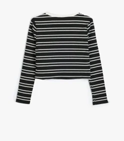 Clearance Ronde kraag Lange mouw T-shirt Kinderen Tops