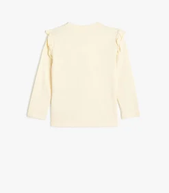 Kinderen Koton Ronde kraag Lange mouw T-shirt