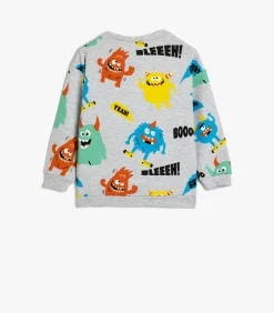 Clearance Ronde kraag Met drukwerk Sweatshirt Kinderen Truien & Vesten