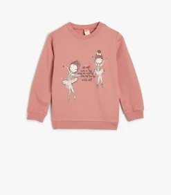 Sale Ronde kraag Tule Gedetailleerd Sweatshirt Kinderen Truien & Vesten