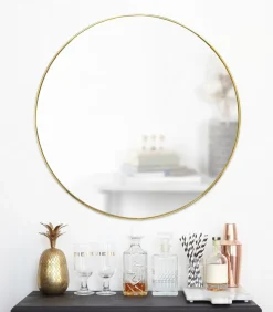 Online Ronde metalen wandspiegel Spiegels