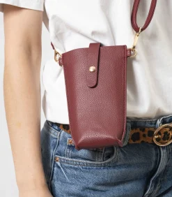 Rood damestelefoonhoesje DAMES Tassen