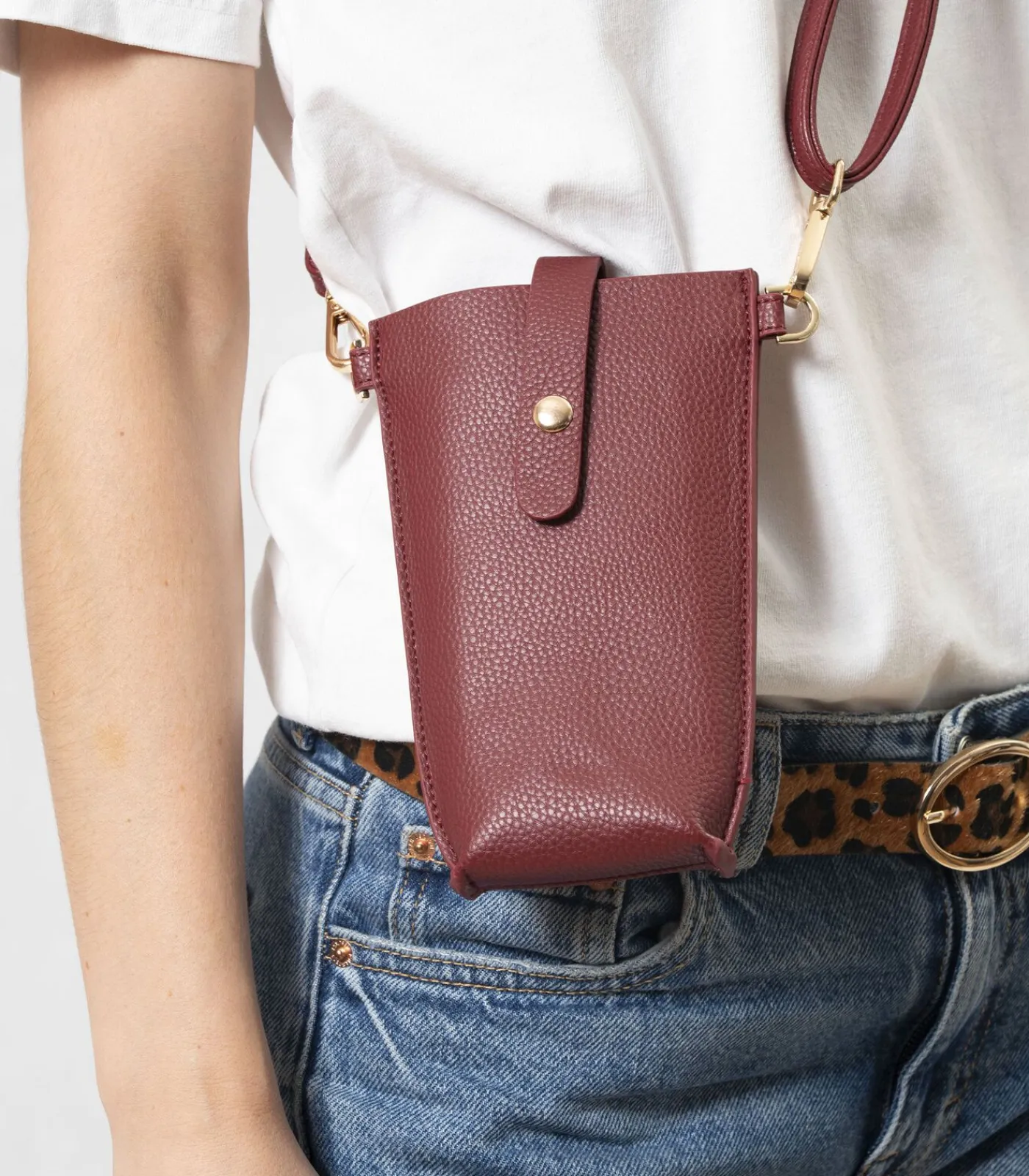 Rood damestelefoonhoesje DAMES Tassen