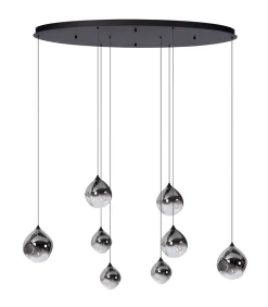 Rosado 8 - Hanglamp - Zwart Hanglampen