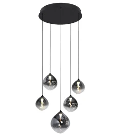 Atmooz Rosado - Hanglamp - Grijs Glas