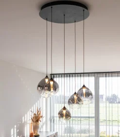 Atmooz Rosado - Hanglamp - Grijs Glas