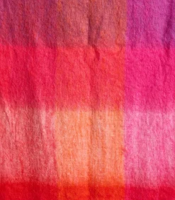 DAMES La Fée Maraboutée Roze geruite sjaal