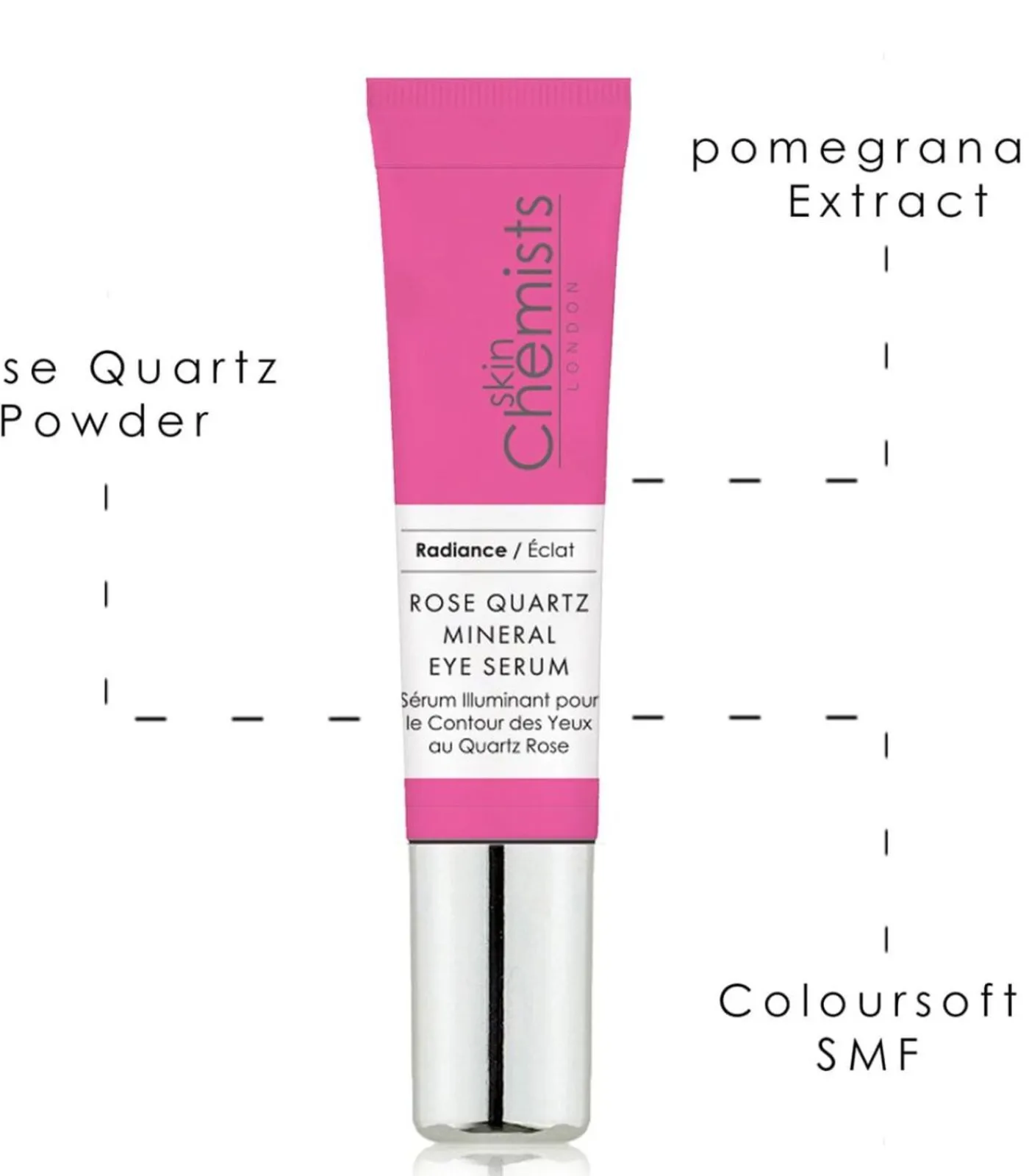 SkinChemists Rozenkwarts Minerale Oogserum 15ml