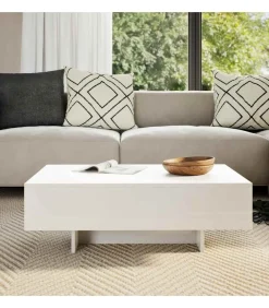 Salontafel hoogglans wit Tafels