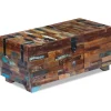 New Salontafel kist 80x40x35 cm massief gerecycled hout Tafels