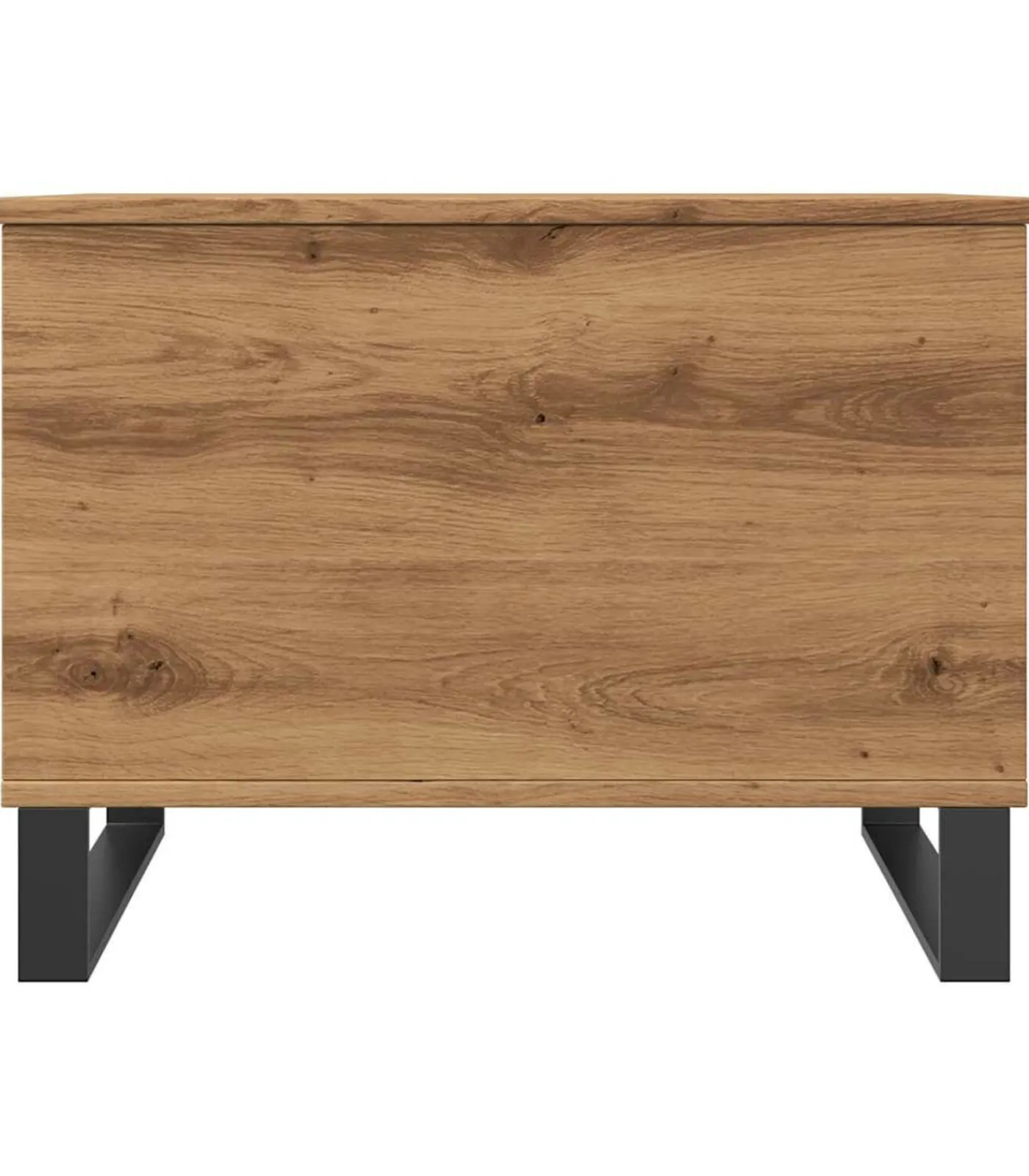 vidaXL Salontafel 60x44,5x45 cm bewerkt hout artisanaal eikenkleurig