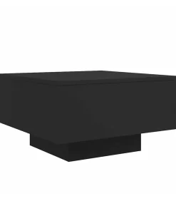 Hot Salontafel 55x55x31 cm bewerkt hout zwart Tafels