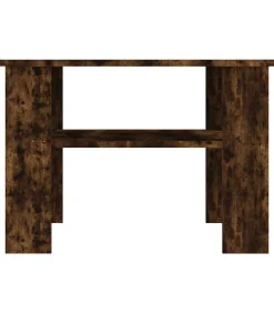 Sale Salontafel 60x60x42 cm bewerkt hout gerookt eikenkleurig Tafels