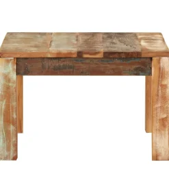 Clearance Salontafel 55x55x35 cm massief gerecycled hout Tafels
