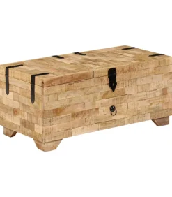 New Salontafel 80x40x35 cm massief mangohout Tafels