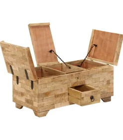 New Salontafel 80x40x35 cm massief mangohout Tafels