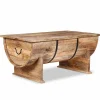 vidaXL Salontafel 88x50x40 cm massief mangohout