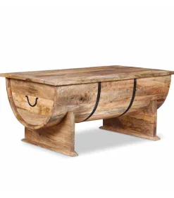 vidaXL Salontafel 88x50x40 cm massief mangohout