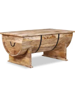 vidaXL Salontafel 88x50x40 cm massief mangohout
