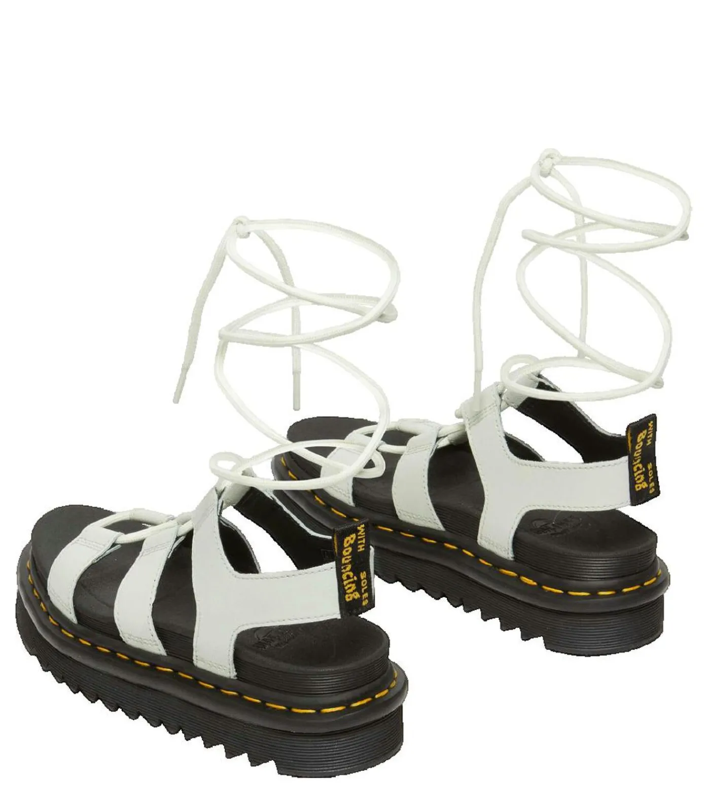 Heren Dr Martens Sandalen Dr. Martens Nartilla wit leer