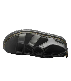 DAMES Dr Martens Sandalen Dr. Martens Nartilla Hydro van zwart leer