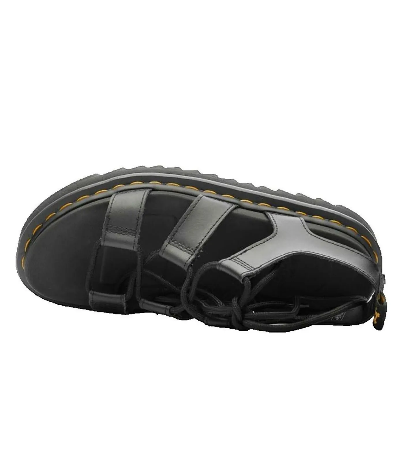 DAMES Dr Martens Sandalen Dr. Martens Nartilla Hydro van zwart leer