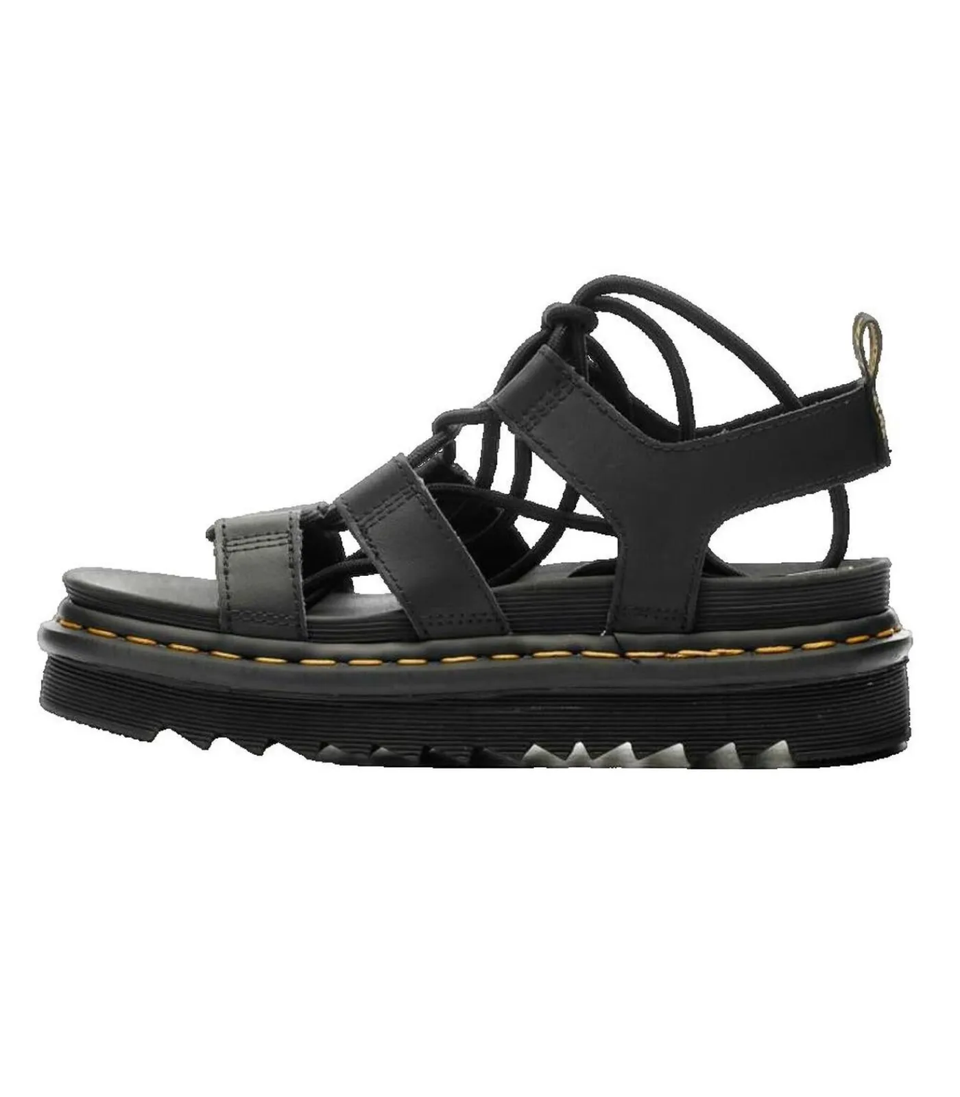 DAMES Dr Martens Sandalen Dr. Martens Nartilla Hydro van zwart leer