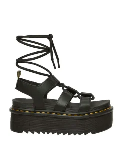 Heren Dr Martens Sandalen Dr. Martens Nartilla zwart leer