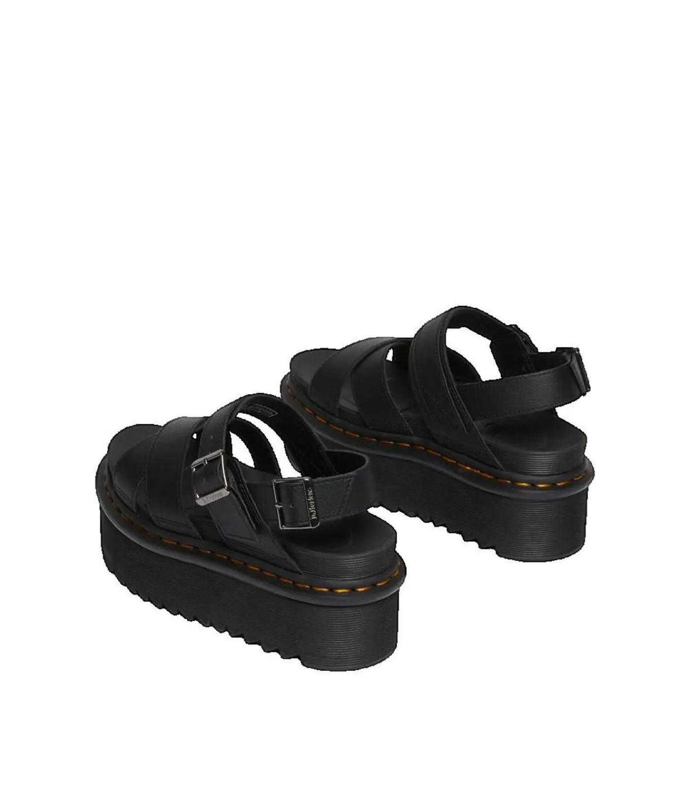 Heren Dr Martens Sandalen Dr. Martens van zwart leer