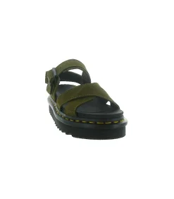 Sale Sandalen Dr. Martens Voss II donkergroen suède leer Heren Schoenen
