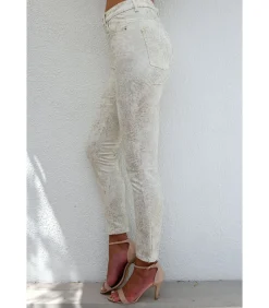 DAMES BLEU D'AZUR SANDY - SPRANKELENDE ZAND BROEK