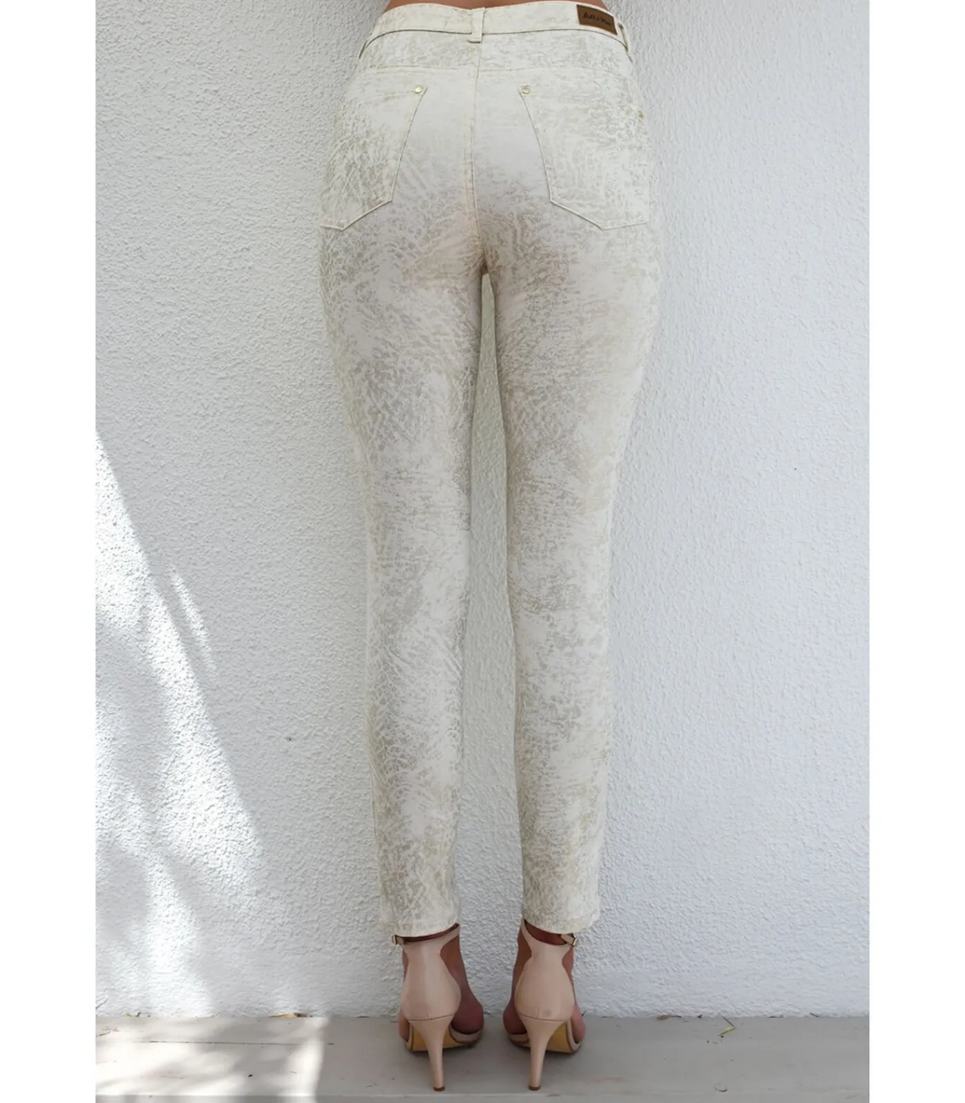 DAMES BLEU D'AZUR SANDY - SPRANKELENDE ZAND BROEK