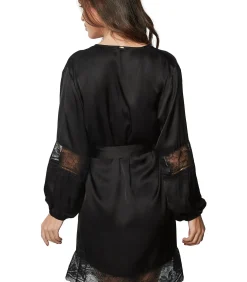 Clearance Satijnen negligé AGATHA DAMES Badjassen