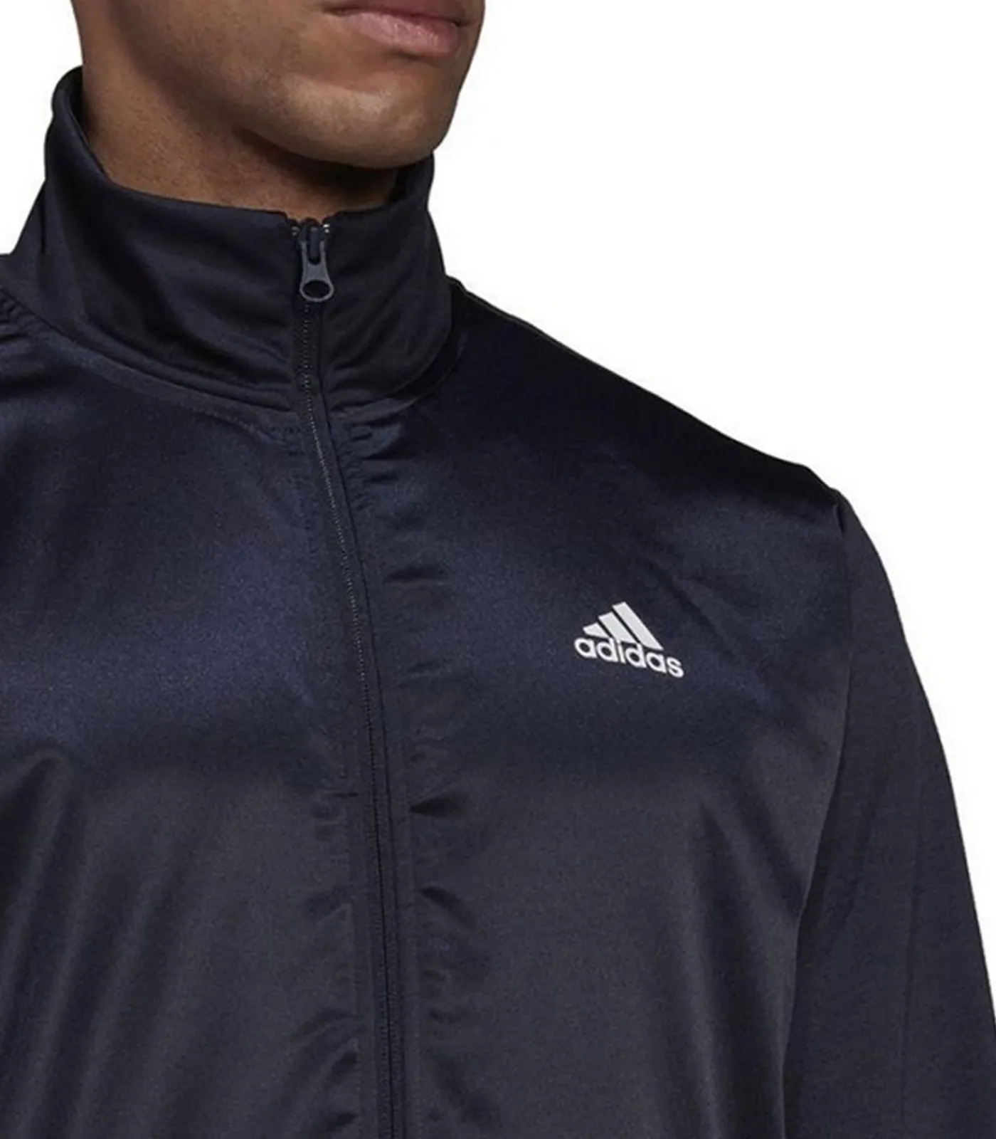 Heren Adidas SATIN - Trainingspak - Zwart