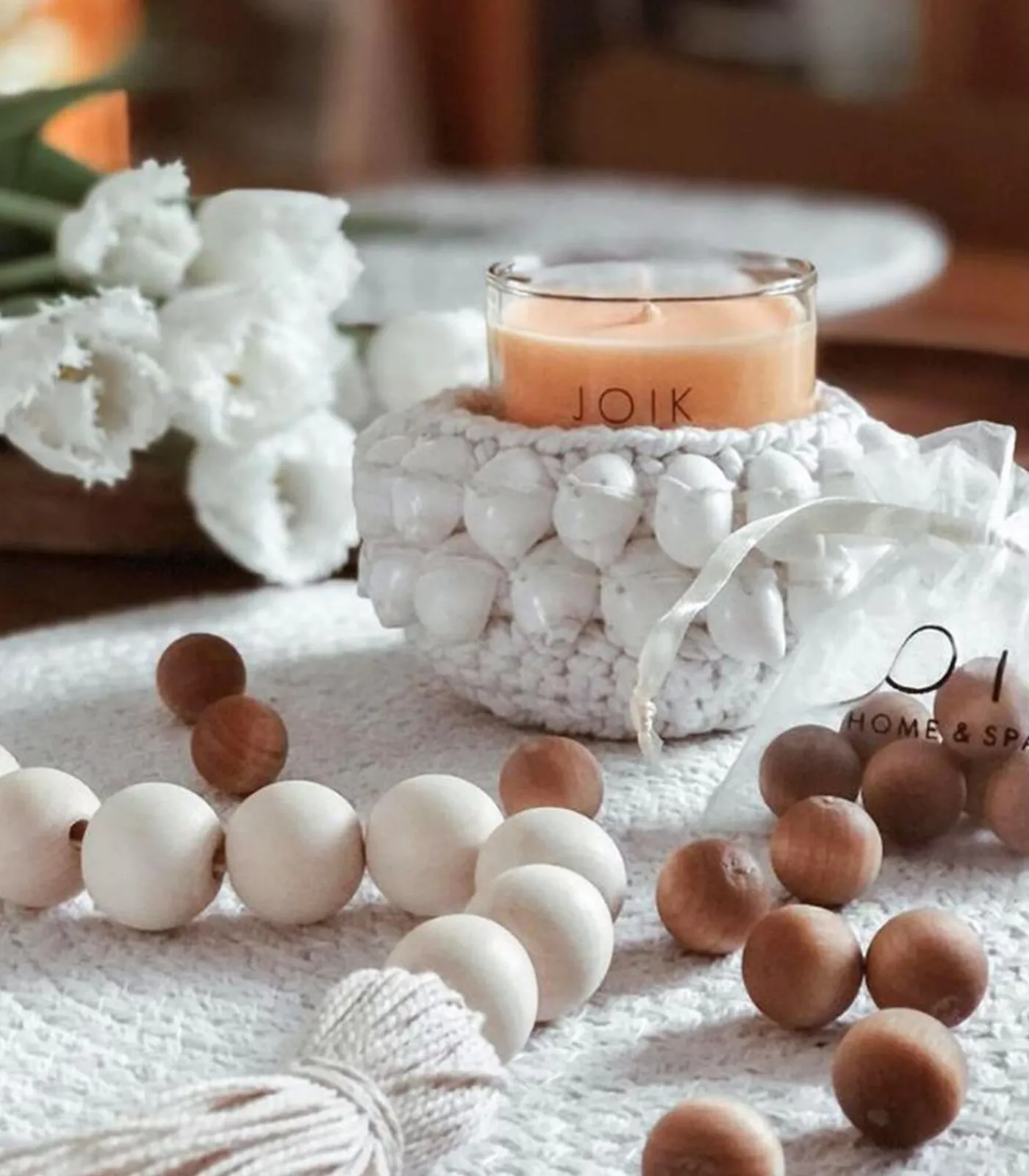 New Scented Wooden Beads Forever Fresh -15 pcs Huisparfums