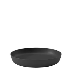 Clearance Schaal plat zwart Iconic Tafelgerei