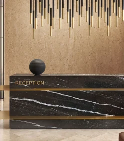 Clearance Schaal plat zwart Iconic Tafelgerei