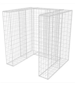 New Schanskorf enkele vuilnisbak ombouw 110x100x120 cm staal Manden En Bakken