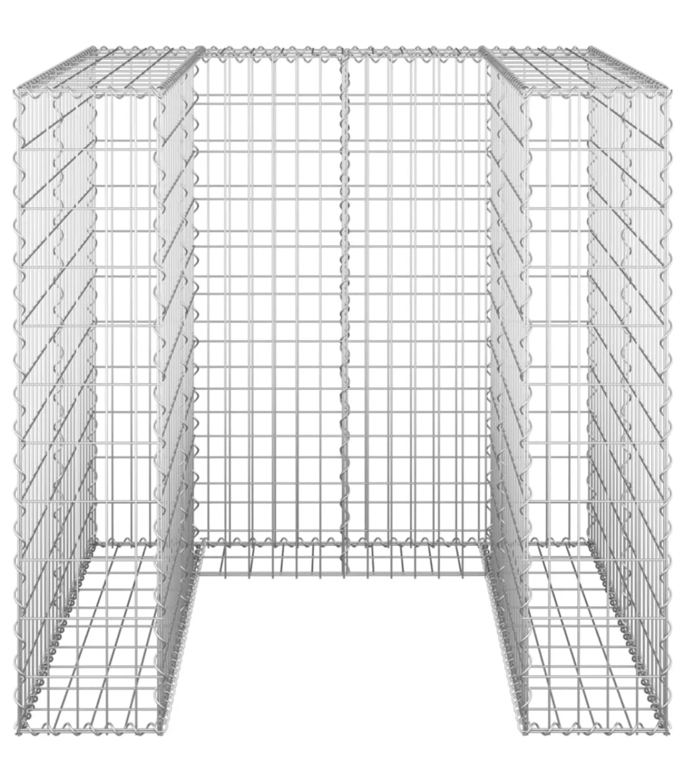 Clearance Schanskorf voor container 110x100x110 cm gegalvaniseerd staal Manden En Bakken