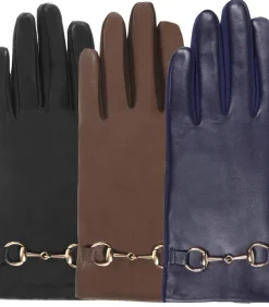 DAMES ISOTONER Schapenleren handschoenen voor dames Navy